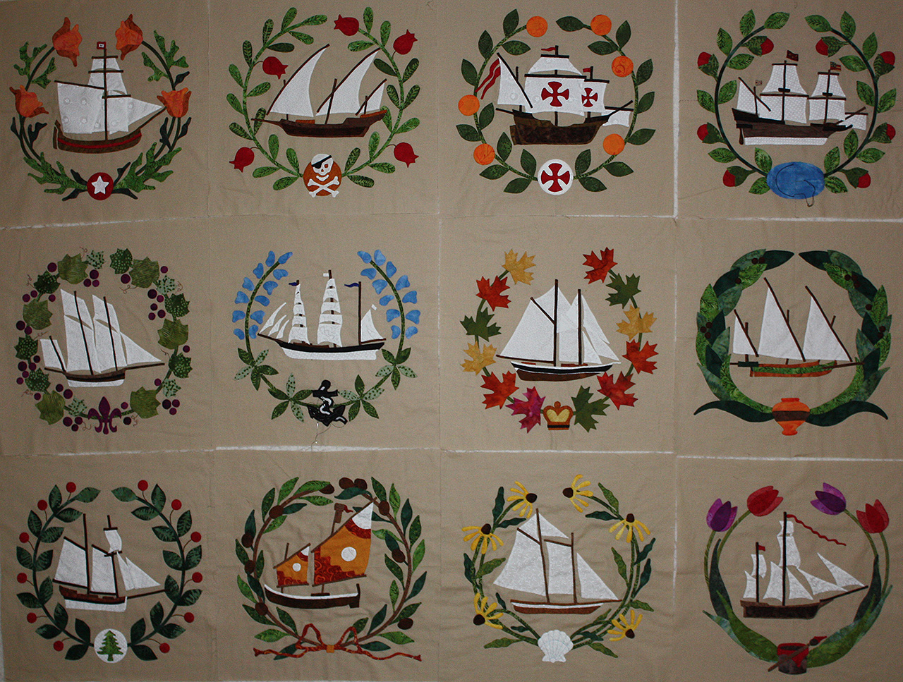 Ladies Of The Sea Quilt The Colonial Quilter